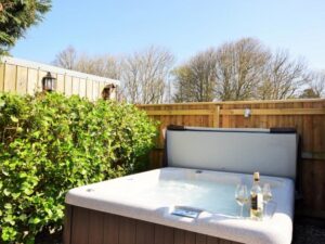 Newquay barn conversion with hot tub