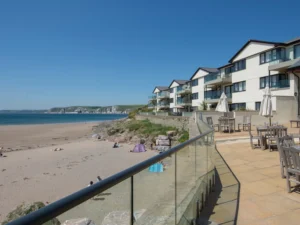 Devon beach front rental with wifi sleeps 6