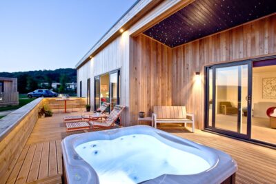 Somerest luxury one bed hot tub lodge