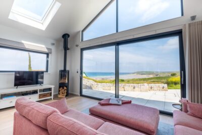 Cornwall beach house with sea views