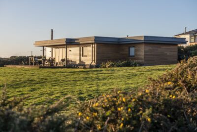 Chapel Porth beachside holiday lodge