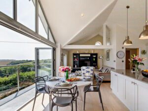 High-end stylish sea view cottage