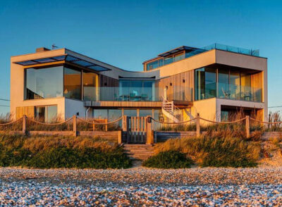 Luxury beach house rental in Camber