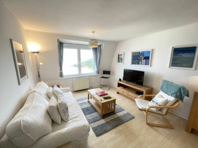 St Ives top floor apartment with beach views