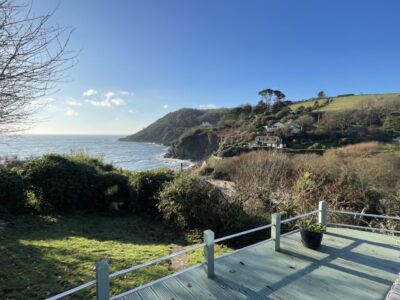 Large group beach house with sea views