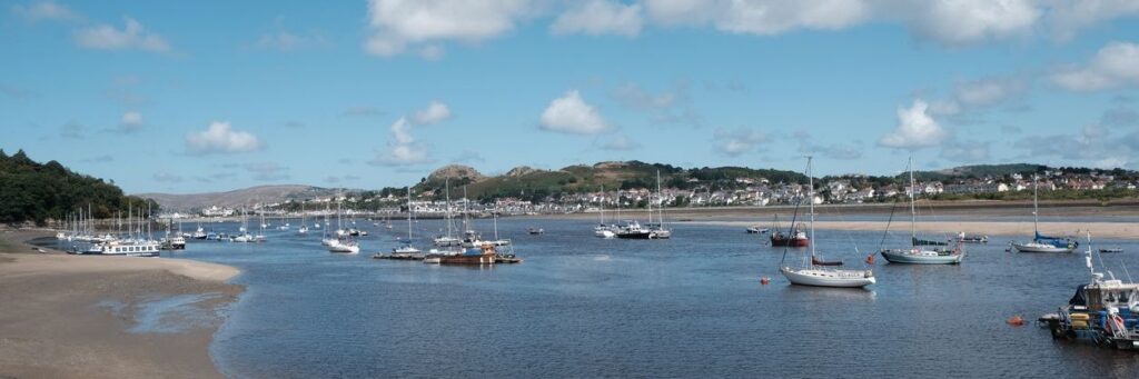 Conwy Town Cottages by the Sea