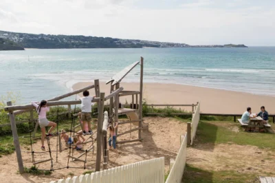 Hayle beachfront family friendly holiday park