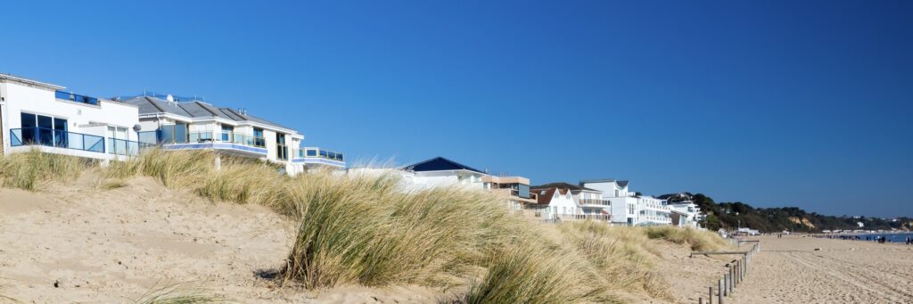 Sandbanks Beach Houses by the Sea