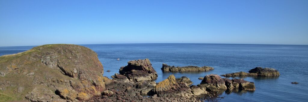 St Abbs Cottages by the Sea