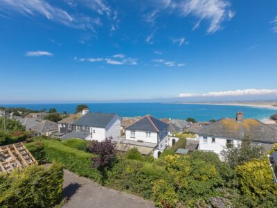 Carbis Bay luxury cottage balcony sea views