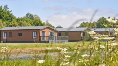 Holiday park with hot tub accommodation