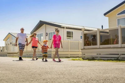 Essex caravan park near the beach