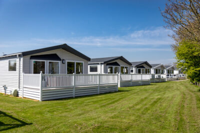 New Romney caravan park with heated pool