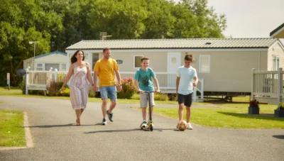 Hunstanton holiday park near the beach